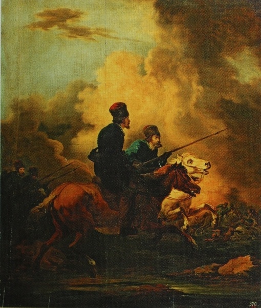 Донские казаки кисти художника Александра Орловского, конец 18-го века. Настроение…