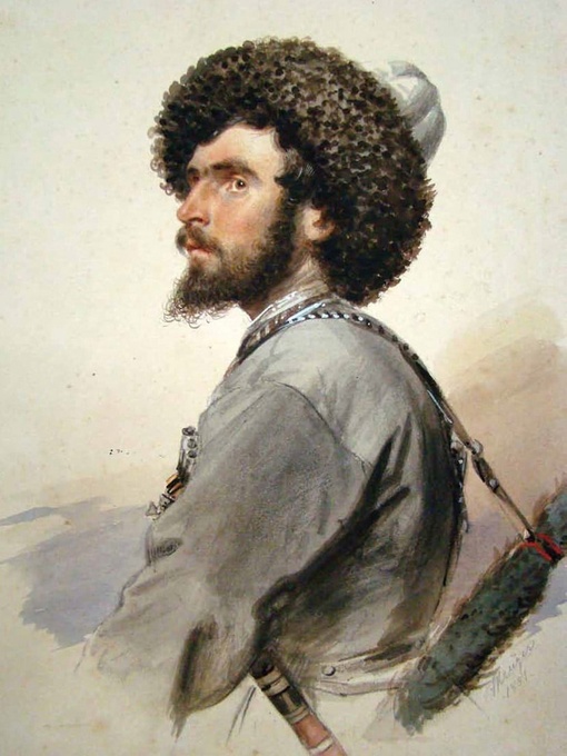 Серия портретов покорявших Кавказ казаков кисти немецкого художника Франца Крюгера. До нас…